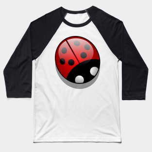 Ladybug, Red Ladybug, Cute Ladybug, Lady Beetle Baseball T-Shirt